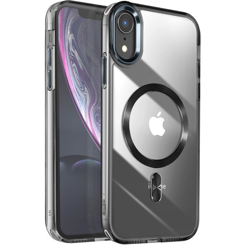 AVIZAR MagSafe ohišje za iPhone XR Crystal Color Back, Črna, (5000011738) Cene