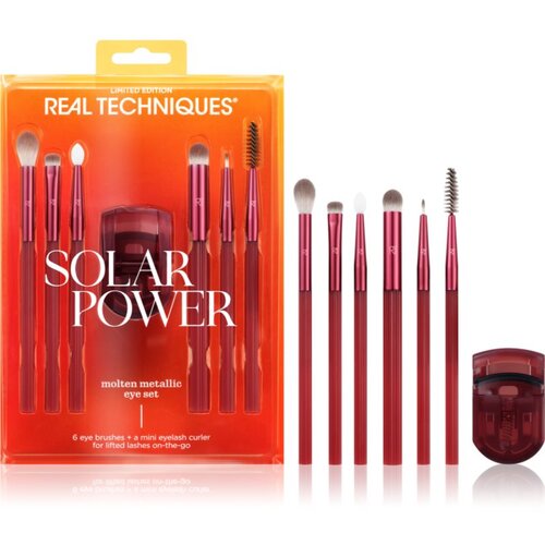 Real Techniques Solar Power Molten Metallic Eye Set komplet čopičev na oči Slike