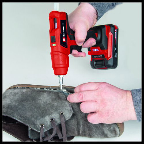 Einhell akumulatorski pi&amp;scaron;tolj za vruće lepljenje te-cg 18 li + 2,5 ah starter kit 4522200/3810000033 Slike