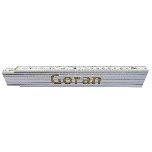 HEKA Zidarski metar (Duljina: 2 m, Natpis: Goran, Boja: Bijele boje) Slike