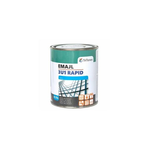 Tritonex 3u1 rapid emajl za metal 0.75 l antracit siva Slike