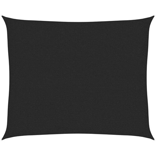 VidaXL Jedro za za&amp;scaron;titu od sunca 160 g/m&amp;sup2; crno 2,5 x 3 m HDPE Slike