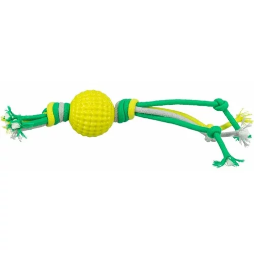 Trixie Igračka lopta na užetu Igračka, žuta, veličina