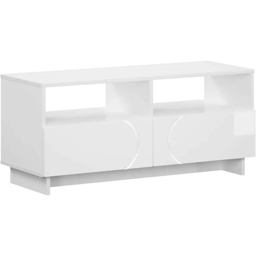  TV stalak 90 x 34.5 x 40 cm Bijela visokog sjaja - Bijela visokog sjaja 90 x 34.5 x 40 cm Slike