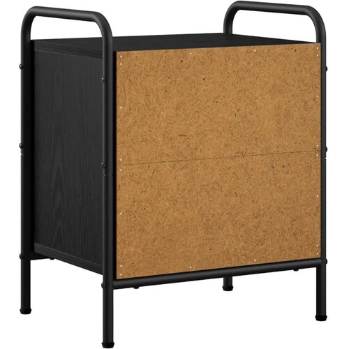  Noćni ormar 2 kom. Crni hrast 40 x 30 x 50 cm Konstruirano drvo - Crni hrast 2 Slike