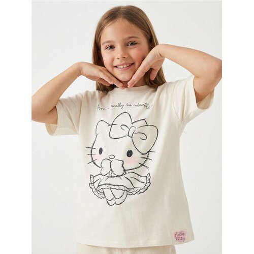 Sinsay Pamučna majica s printom Hello Kitty Cijene