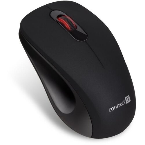 Connect IT CMO-2230-BK - Bežični tihi mi&scaron; MUTE 1200 DPI 1xAA crna Cene