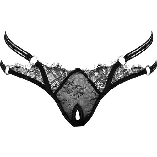 Cottelli Crotchless String 2322250 Black Cijene