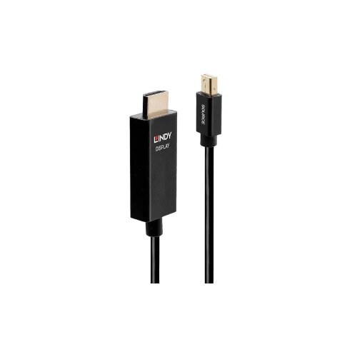 Lindy priključni kabel mini DisplayPort vtič\, HDMI-A vtič 1.00 m črna 40921 DisplayPort kabel, (20420943) Slike