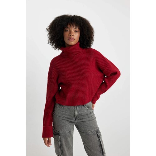 Defacto Oversize Fit Turtleneck Knitwear Pullover Slike