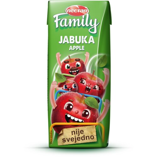 Nectar family negazirani sok jabuka, 0.2L Slike