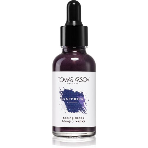 Tomas Arsov Sapphire Toning Drops njega za kosu za posvijetljenu, hladno plavu kosu s pramenovima 30 ml Cijene
