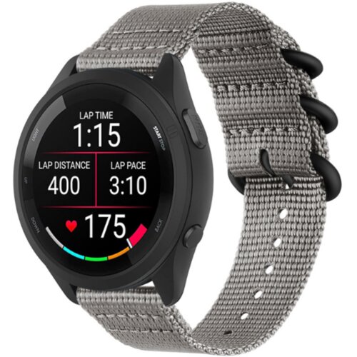 INF najlonski pas za uro za garmin forerunner 965/955/945/935/255/265 grey 22 mm, (21605413) Cene