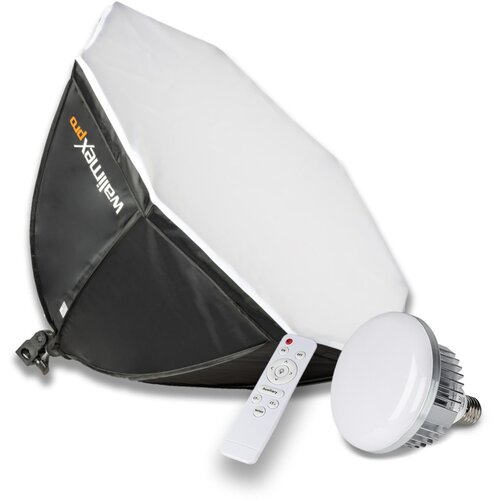 Walimex pro LED 45W Octagon &amp;Oslash;65cm Bi color Slike