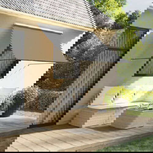 VidaXL Tenda na uvlačenje antracit 250 x 150 cm od tkanine i čelika Slike