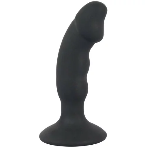 Black Velvets Black Velvet - analni vibrator na baterije s penisom (crni)