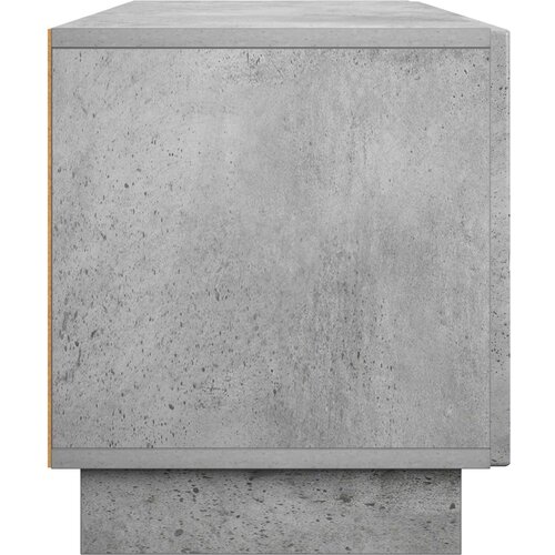  TV stalak 140 x 34,5 x 40 cm Betonska siva Konstruirano drvo Slike