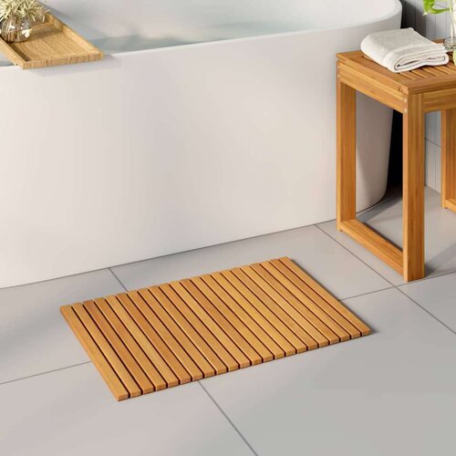  Kopalni&amp;scaron;ka preproga Naravna 60 x 40 cm Masiven les akacije Slike