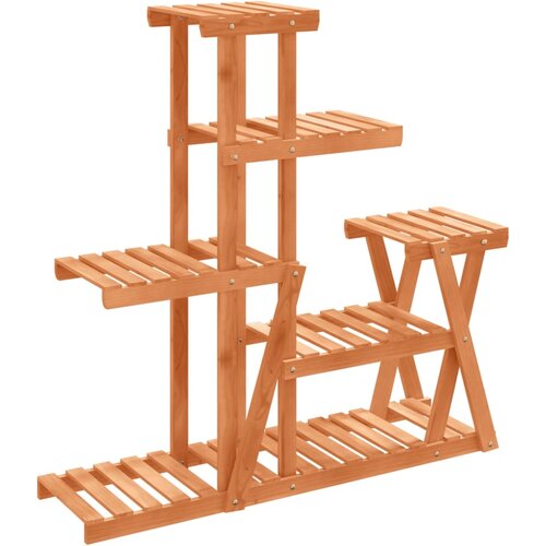  Stalak za cvijeće 95 x 25 x 96 cm od masivne jelovine Slike
