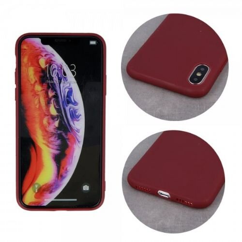 Nillkin silikonski ovitek za samsung galaxy A51 A515 - mat bordo rdeč Slike