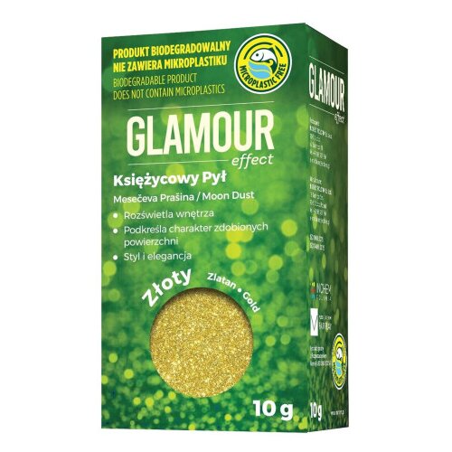Inchem Prah glamurni bio za dekoraciju lazure GLAMOUR EFFECT 10g zlatni Slike