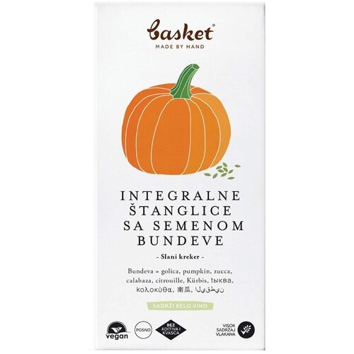 Basket Integralne štanglice sa semenom bundeve 100g Cene