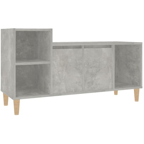 Maison Chic TV omarica - TV stojalo - Televizijska omarica betonsko siva 100x35x55 cm inženirski les, (21700164) Slike