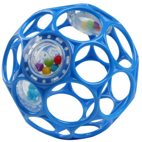 OBALL Rattle ropotuljica Blue 0m+ 1 kos Slike