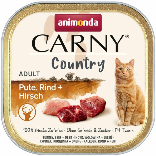 animonda Carny a carny country mačka adult govedina, ćuretina i jelen 100g Slike