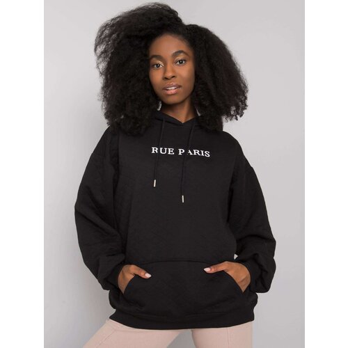 RUE PARIS Sweatshirt-RV-BL-7452.16-black Slike