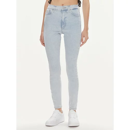 Tommy Jeans Jeans hlače Sylvia DW0DW17589 Modra Skinny Fit