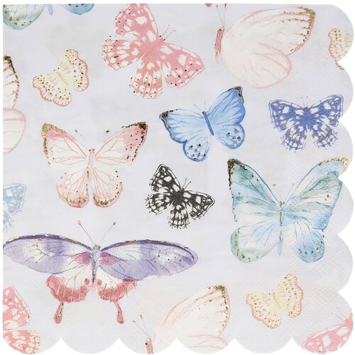 Meri Meri velike papirnate salvete butterfly (16 komada) Cijene