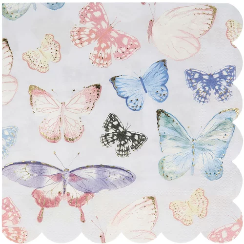 Meri Meri velike papirnate salvete butterfly (16 komada)