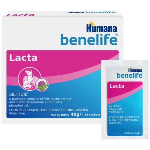 Humana prašak namenjen dojiljama benelife lacta, 8 kesica Cene