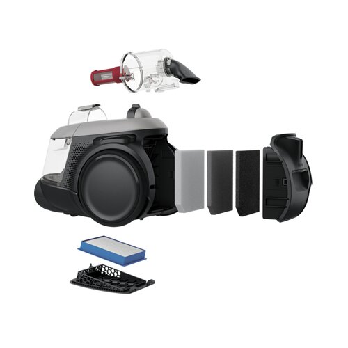 Electrolux EL61A4UG 600 usisavač bez vrećice, 550W, turbo mlaznica, mlaznica za parket, komplet za životinje, siva Slike