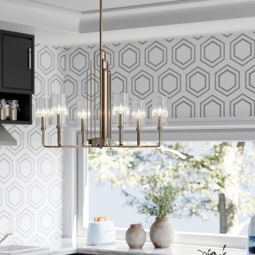 Elstead Lighting Quintiesse QN-KIMROSE6-PN - Luster na &amp;scaron;ipci KIMROSE 6xE14/40W/230V sjajni hrom Slike