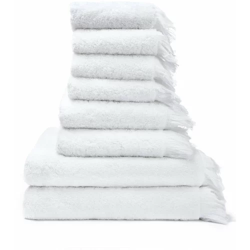 Bonami Selection Set s 6 bijelih manjih i 6 većih ručnika od 100% pamuka