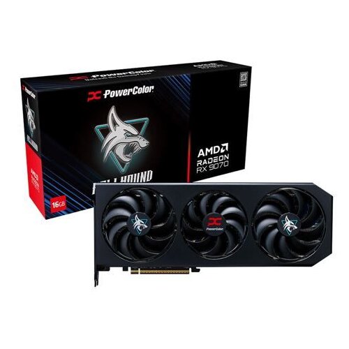 PowerColor Grafička karta Hellhound RX9070 16G-L/OC AMD 16GB 256bit Cene