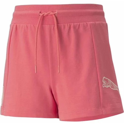 Puma POWER SUMMER HIGH-WAIST SHORTS TR G Kratke hlače za djevojčice, ružičasta, veličina