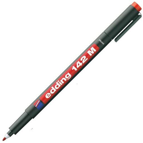 Edding oHP marker EDE142M002 E-142, 1 mm, rdeč 10 KOS Cene