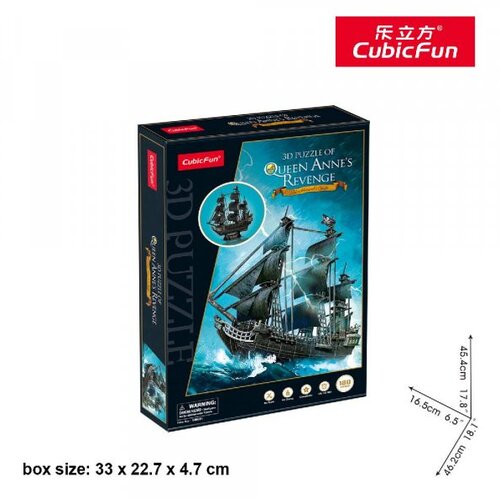 Cubicfun KUBIČNA ZABAVNA Slagalica 3D Kraljica Ana Osveta T4005h Cene