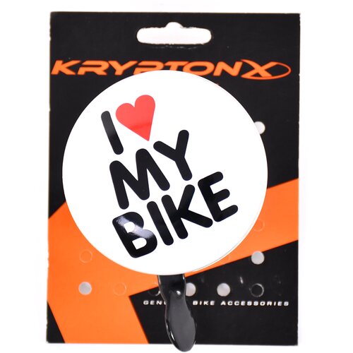 Kryptonx I Love My Bike Zvonce za bicikl Slike