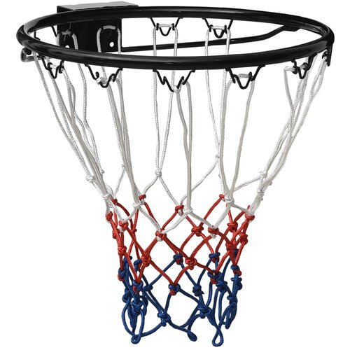 vidaXL Košarkarski obroč črn 39 cm jeklo Cene