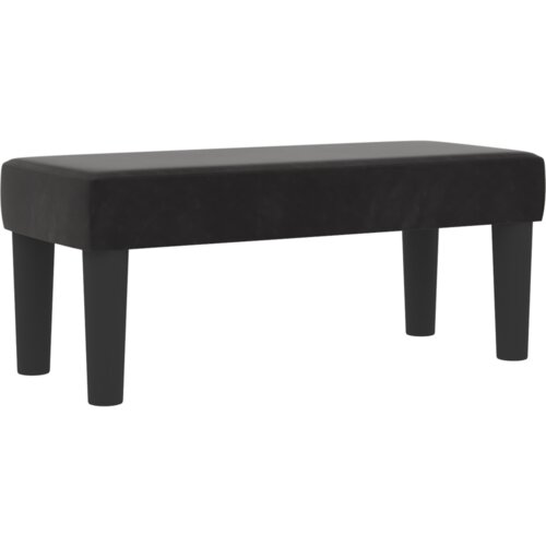 VidaXL Krevet s podlogom s madracem i klupom Crna 80x200 cm Bar&amp;scaron;un Slike