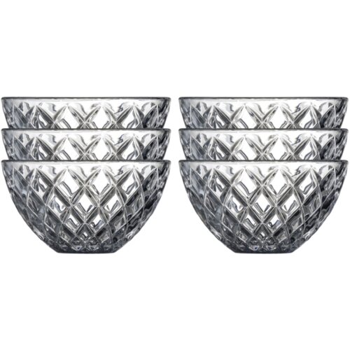  Prozorna steklena skleda Sorrento 12 cm, 6 kosov - 1 Set Slike