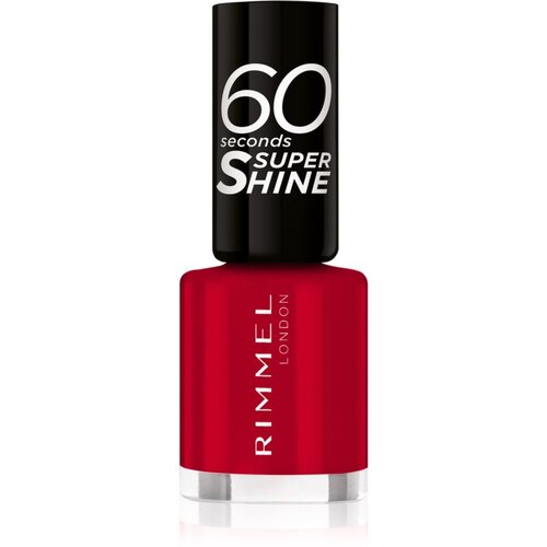 Rimmel London 60 Seconds Super Shine lak za nohte odtenek 313 Feisty Red 8 ml Cene