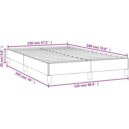 VidaXL Okvir za krevet ružičasti 120 x 190 cm bar&amp;scaron;unasti Slike