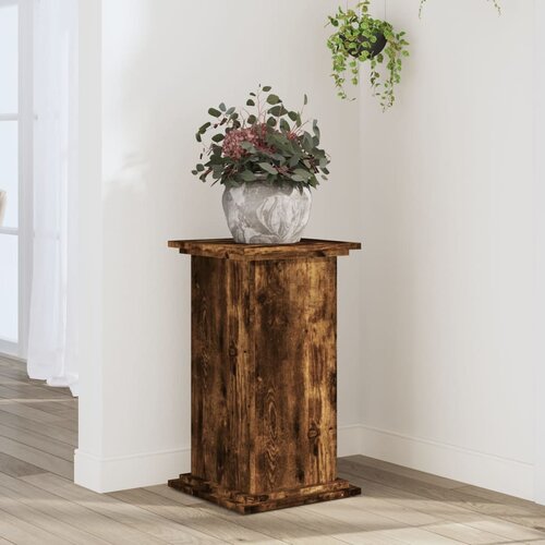 vidaXL Stalak za biljke boja hrasta 33x33x60 cm konstruirano drvo Cijene