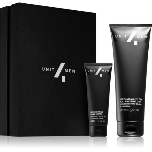 Unit4Men Regenerating set Citrus & Musk set za navlaženo kožo Cene