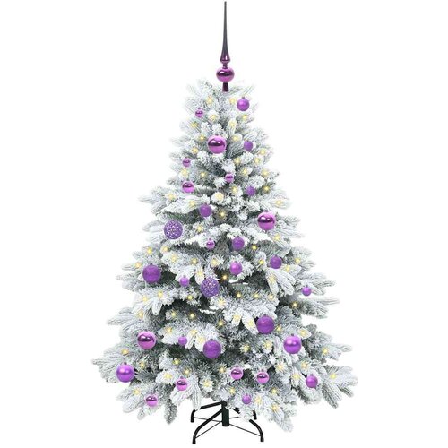 VidaXL Umjetno božićno drvce s stalakom Zelena 120 cm PE i PVC Slike